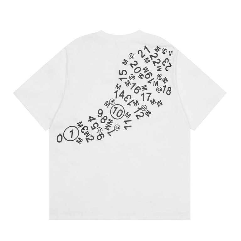 Men's Maison Margiela T-shirt hip hop pattern fitness short