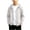 White, variant on dazeni Boys Lightweight Waterproof Rain Jacket Solid Winderbreaker Soft Shell Jackets Casual Windproof Zip Up Jackets with Hood for Hiking Running Outwear