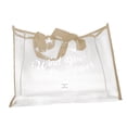 thumbnail image 4 of Bolso de mano transparente Yuyangstore bolso de playa PVC Caqui ligero, 4 of 8