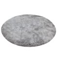 thumbnail image 1 of Laklulu 1 pieza alfombra redonda gris claro diámetro 120, 1 of 5