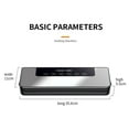 thumbnail image 3 of STAOEDU Vacuum Sealer Machine, Fast-Compact Food Sealer, Multi-Functional Food Vacuum Sealer with 30pc Vacuum Bags, Silver, 3 of 5