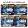 thumbnail image 7 of ODIKA 8'x10' Washable Area Rug Large Galaxy Starry Planets Motif Planetary Stars Themed Science for King Size Bedroom Under Bed, Master Suite, Non-Shedding, Easy Care, 7 of 7