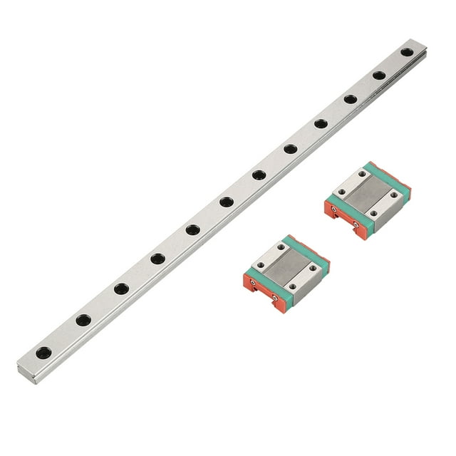 1pc 300mm MGN12 Miniature Linear Rail Guide Rail 12mm Width 2pcs MGN12B Slide Blocks