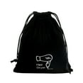 thumbnail image 3 of Xihbxyly Bolsa de Terciopelo para Viaje, Organizador para Secador de Pelo, Elegante Neceser para Maquillaje y Joyas, Cierre de Cordón, Versátil, Diseño Unisex, para Viajes, Hogar y Negocios, Material, 3 of 7