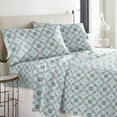 thumbnail image 2 of Pointehaven Solid or Print Cotton Heavyweight Flannel Sheet Set, 2 of 5