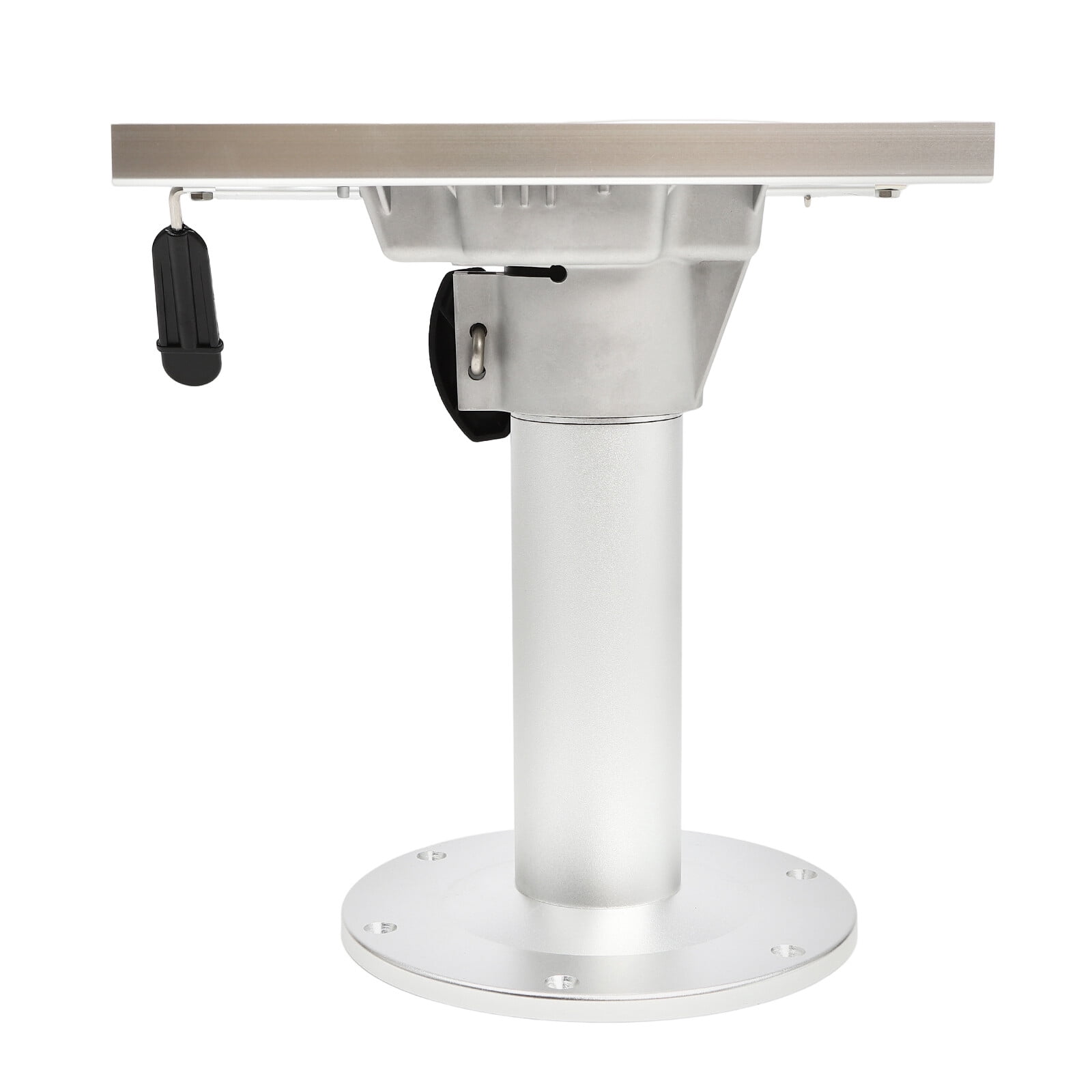 Adjustable Boat Seat Pedestal, 13"–19" Height, Aluminum Alloy Marine Seat Stand with Sliding Base & 8.58" Round Base, Universal Fit for Fishing Boats, Yachts & Speedboats