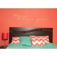 thumbnail image 2 of Bedroom Décor P.S. I Love You Nursery Vinyl Wall Decals 36x10-Inch Buttercream, 2 of 4