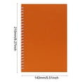thumbnail image 3 of A5 Spiral Notebook Ruled Lined Notebook Kraft Cover Wirebound Journal Aesthetic Writing Notepad 100 Pages Small Note Pads Office Travel Notebook Red 1 Pack, 3 of 9