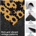 thumbnail image 3 of Black Moon Sunflower Pattern Kitchen Rugs Sets Of 3,Kitchen Runner Rugs Non Skid Washable,Decorative Kitchen Floor Mats for Kitchen,Sink,Laundry,17"x30"+ 17"x47" + 17"x59", 3 of 6