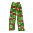 thumbnail image 4 of Girl Boy Plaid Pants Drawstring Cute Loose Bottom Trousers, 4 of 5