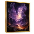 thumbnail image 2 of Designart "Dreaming Landscape Of Orbital Overture" Abstract Landscape Floater Framed Canvas Prints, 2 of 5