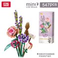 thumbnail image 1 of Yeacher LOZ Building Block Flower Girl Gift Small Particle Building Block Assembled Eternal Flower Cross-border, 1 of 6