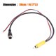 thumbnail image 3 of 2uds Coche Cámara Adaptador M12 Macho a RCA AV Macho con Gatillo Cable, 3 of 6