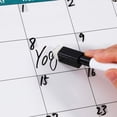thumbnail image 3 of Dry Erase Fridge Magnetic Calendar - White Board Magnetic Calendar for Refrigerator Wall Home Kitchen Decor, Grocery List Magnet Pad, 3 of 5