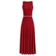 thumbnail image 1 of Conjunto de Falda Larga de 2 Piezas para Mujer PRETTYGARDEN Rojo XL, 1 of 7