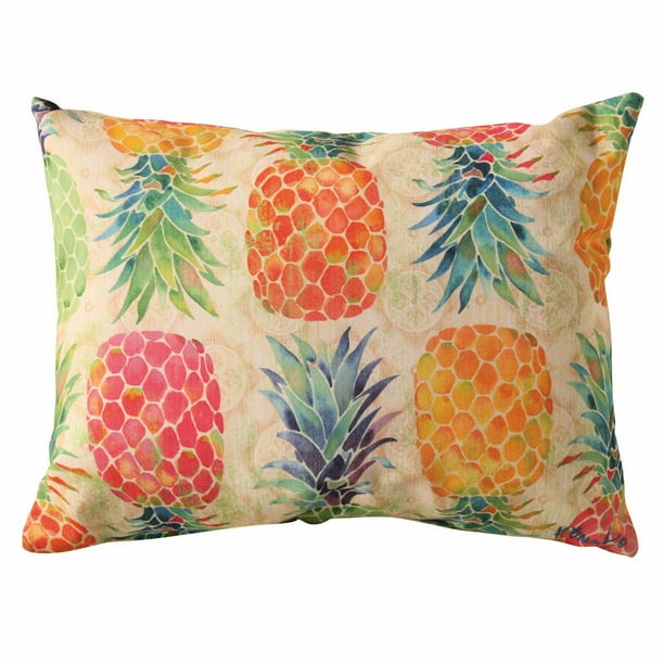 Pineapple Marmalade Outdoor Throw Pillow - Walmart.com - Walmart.com