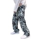 thumbnail image 1 of Pantalones Estampados para Hombres Estilo Callejero De Talle Alto Pantalones De Pierna Ancha Recto Ajustados Sueltos para Caballeros Verde L, 1 of 8