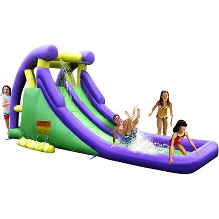 KidWise Double Inflatable Water Slide