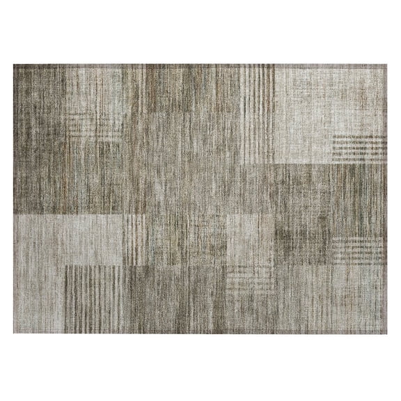 Dalyn Rugs Machine Washable Indoor/Outdoor Chantille ACN2149 Pewter 1'8" x 2'6" Rug