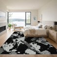 thumbnail image 3 of ODIKA 6'x9' Machine Washable Non-Slip Area Rug, Abstract Gray High Traffic Rug, Gray, 1009520, 3 of 7