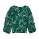 thumbnail image 2 of Blusa Alfani con Ribete con Volantes para Mujer Verde Pequeña, 2 of 2