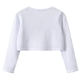 thumbnail image 4 of WXFAZCVU Girls Sweaters Long Sleeve Cardigan Button Down Cover Up Fall Tops Going Out Size 5-6 Years, 4 of 4
