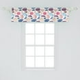 thumbnail image 2 of Ambesonne Scallop Window Valance, Hand Drawn Colorful Shells, 54" X 12", Multicolor, 2 of 3