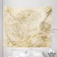 thumbnail image 1 of Spring Tapestry, Various Sized Flourishing Roses and Butterflies Spring on Grungy Background Retro, Fabric Wall Hanging Decor for Bedroom Living Room Dorm, 5 Sizes, Mode Beige, by Ambesonne, 1 of 1