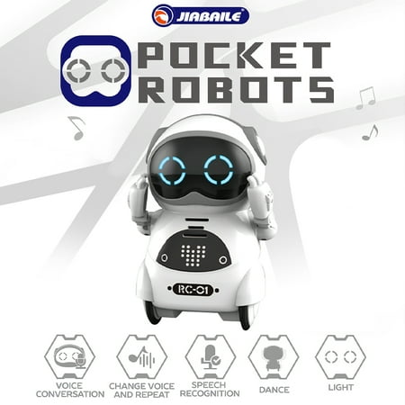 939A Pocket Robot Talking Interactive Dialogue Voice Recognition Record Singing Dancing Telling Story Mini Robot (Best Voice Recognition App)