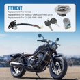 thumbnail image 2 of New Ignition Switch Fuel Gas Cap Helmet Seat Lock Key Set Replacement for Honda, 2 of 5
