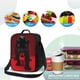 thumbnail image 4 of Disketp Black Panther Red Background Bolsa Térmica Estampada para Almuerzo, Lonchera para Hombres y Mujeres Adultos, 4 of 7