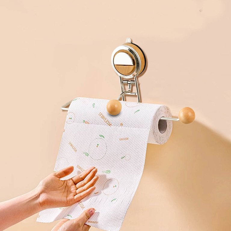 Wall Mounted Kitchen Bathroom Storage Rack with Suction Cup