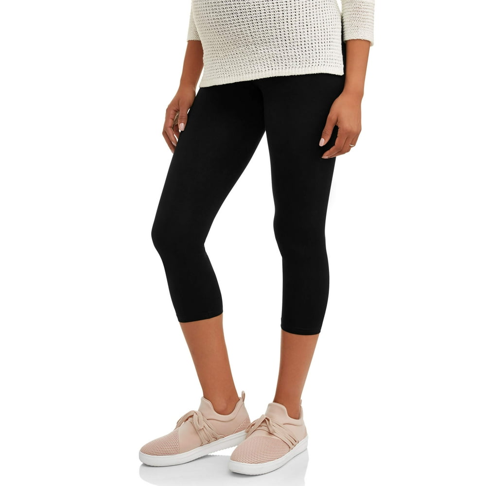 Oh! Mamma Maternity Oh! Mamma Legging Capris with Full Panel