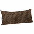 thumbnail image 2 of Dark Brown Rattan Body Pillow Covers 20"x60", Vintage Abstract Wicker Texture Soft Brushed Microfiber Breathable Throw Pillow Covers, Pillowcase with Zipper for Couch Sofa Bedroom Living Room, 2 of 9