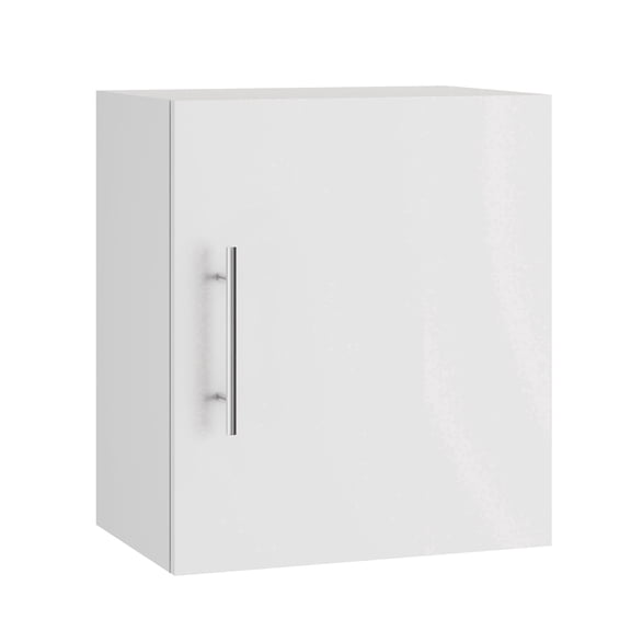 Dumekko Small Wall Cabinet, 12"D x 18"W x 20"H Small Bathroom Storage Cabinet with Adjustable Shelves, Garage Wall Cabinet for Laundry Room Bathroom Kitchen White