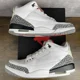 thumbnail image 5 of Ni - ke Jordan 3 Retro White Cement 2011 Size 10 136064-105 Men’s Sneakers OG Rare MJ, 5 of 5