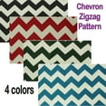 thumbnail image 7 of Mybecca Canvas Waterproof Outdoor 60" Wide Chevron Pattern Green/White Fabric by the yard, 7 of 7