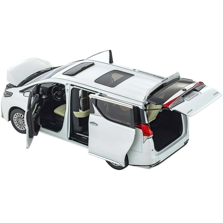 Lexus LM300h Hybrid Van with Sunroof White Pearl 1/18