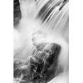 thumbnail image 2 of Haney, Chuck 11x14 Black Ornate Wood Framed with Double Matting Museum Art Print Titled - Sacred Dancing Cascade in McDonald Creek in Glacier National Park-Montana-USA, 2 of 4