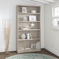 thumbnail image 2 of Bush Furniture Universal 5 Shelf Bookcase in Washed Gray, 2 of 2