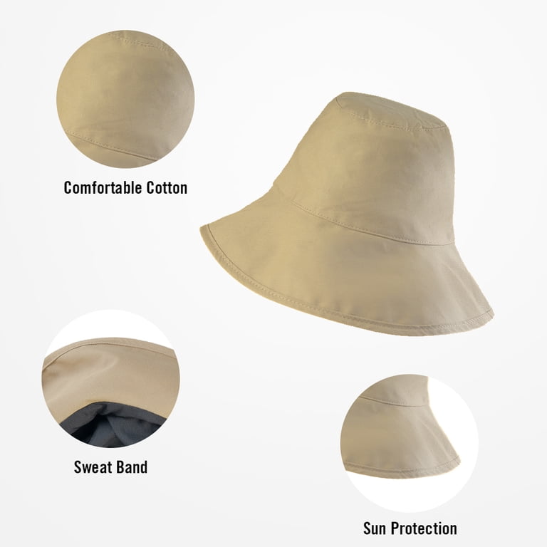 Unisex Summer Fishing Bucket Hat, Foldable Cotton Cap for  display picture 3
