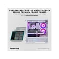thumbnail image 2 of Phanteks XT View Matrix Mid-Tower ATX Gaming PC Case, 600-LED Matrix Display, Tempered Glass Front & Side Panels, USB-C 3.2 Gen2, 3x D-RGB Fans Included, Rear-Connector Ready, Grey White, 2 of 7