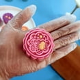 thumbnail image 6 of Milue 50g Plastic Mooncake Stamps Cartoon Rabbit Shaped Hand Press DIY Mooncake Molds, 6 of 8