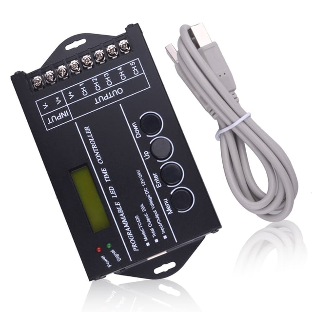 Controlador de tiempo programable con función de atenuación, aplicación versátil, lámpara LED con regulador de intensidad TC420