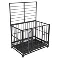 thumbnail image 4 of Cage pour Chien Robuste 36,5” en Métal avec Plateau Noir, 4 of 9