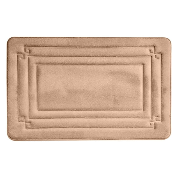 Yhmxh Alfombrillas de baño para baño Alfombrilla absorbente para baño, lavable a máquina, suave, cómoda y de rápida absorción de agua, lo que garantiza estabilidad y un agarre antideslizante.