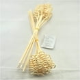 thumbnail image 2 of Ougual Wavy Spiry Natural Rattan Reed Fragrance Diffuser Replacement Refill Sticks 20 Pieces #3 (11" x3mm Spring-Like Natural Color), 2 of 4