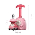 thumbnail image 3 of YiJuHui Balloon Car Toy, Air Powered Balloon Car Set with Manual Pump, 2-in-1 Balloon Racer for Ground & Air Play, STEM Educational Toy, Party Favor, Group Activity Game, 3 of 5