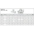 thumbnail image 3 of Lesso America 444-010 (100 Pack) , Plumbing, PVC Pipe Fitting,Street Tee, SCH40, 1", 3 of 4