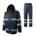 thumbnail image 1 of Chaqueta impermeable impermeable Equipo de lluvia al aire libre Motocicleta Ciclismo Alta visibilidad, 1 of 8
